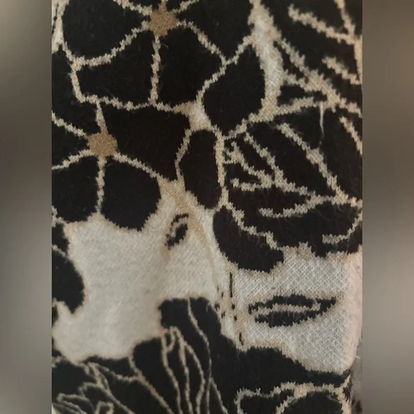 Maeve for Anthropologie Montana quarter zip jacquard sweater size L - Picture 6 of 8